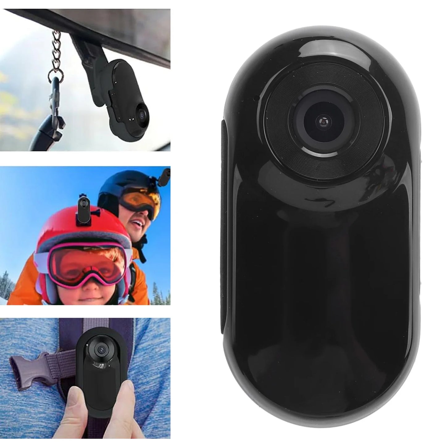 Pawsoul Cat Collar Camera with 0.96 Inch LCD Screen 170 Degree Wide Angle Pet Sport Action Camera for Video Records Indoor Outdoor