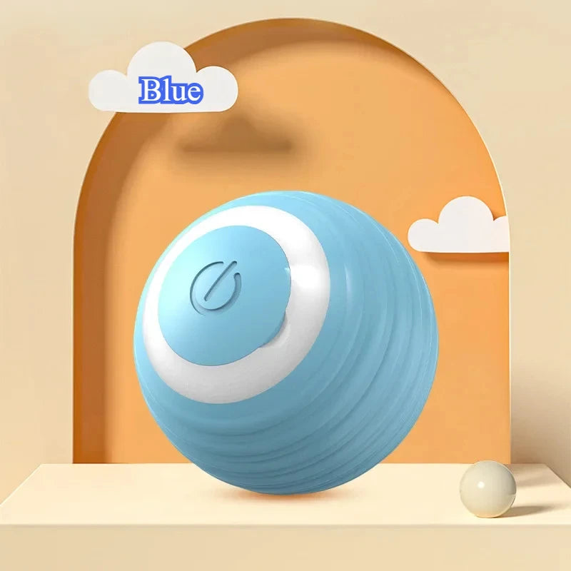 Pawsoul Smart Interactive Cat Ball Toy – Automatic Rolling Rechargeable Pet Toy