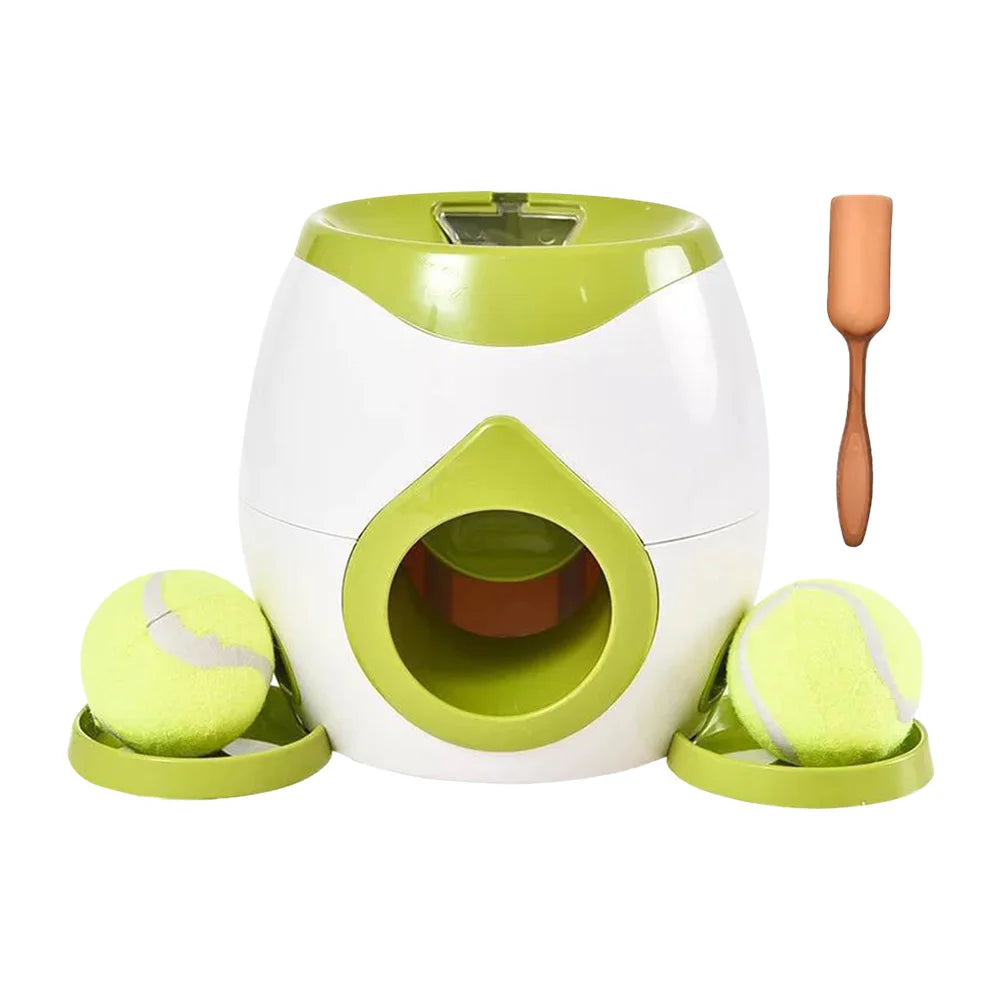 Pawsoul™ Automatic Dog Ball Launcher – Interactive Tennis Ball Feeder for Medium & Small Dogs