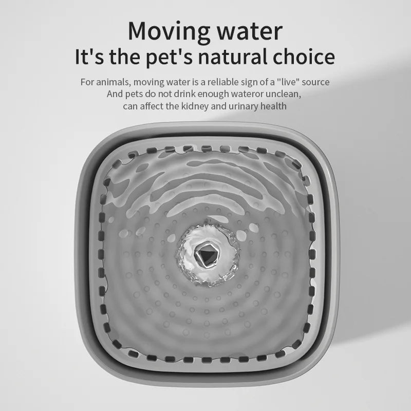Pawsoul 3L Ultra-Quiet Automatic Cat Water Fountain – USB Powered & Smart Circulation