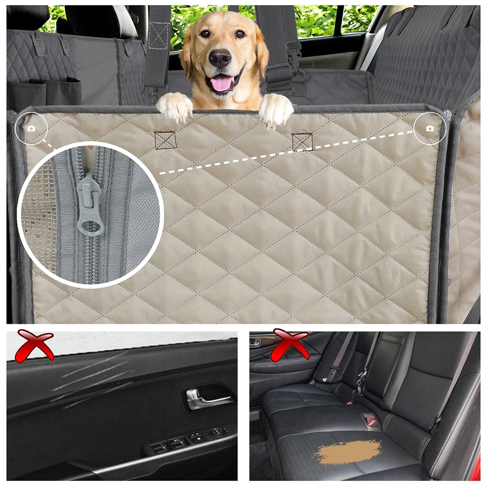 Pawsoul PETRAVEL Dog Car Seat Cover – Waterproof, Durable & Safe Travel Protector