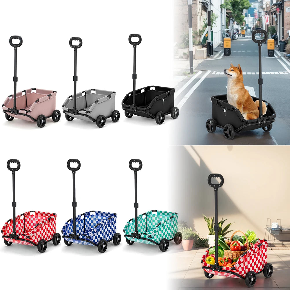 🐾 Pawsoul™ Foldable Lightweight Pet Stroller The Perfect Ride for Small Dogs & Cats – Compact, Comfy, and Travel-Ready!