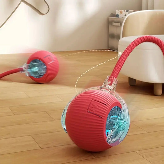 Pawsoul Smart Interactive Cat Ball Toy – Automatic Rolling Rechargeable Pet Toy