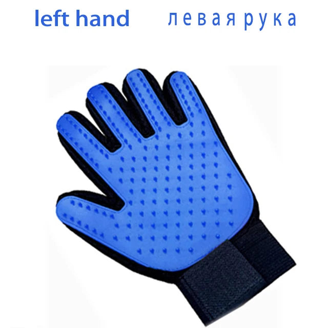 🧤 Pawsoul™ DualPet Grooming Glove – Deshedding & Massage Glove for Dogs & Cats