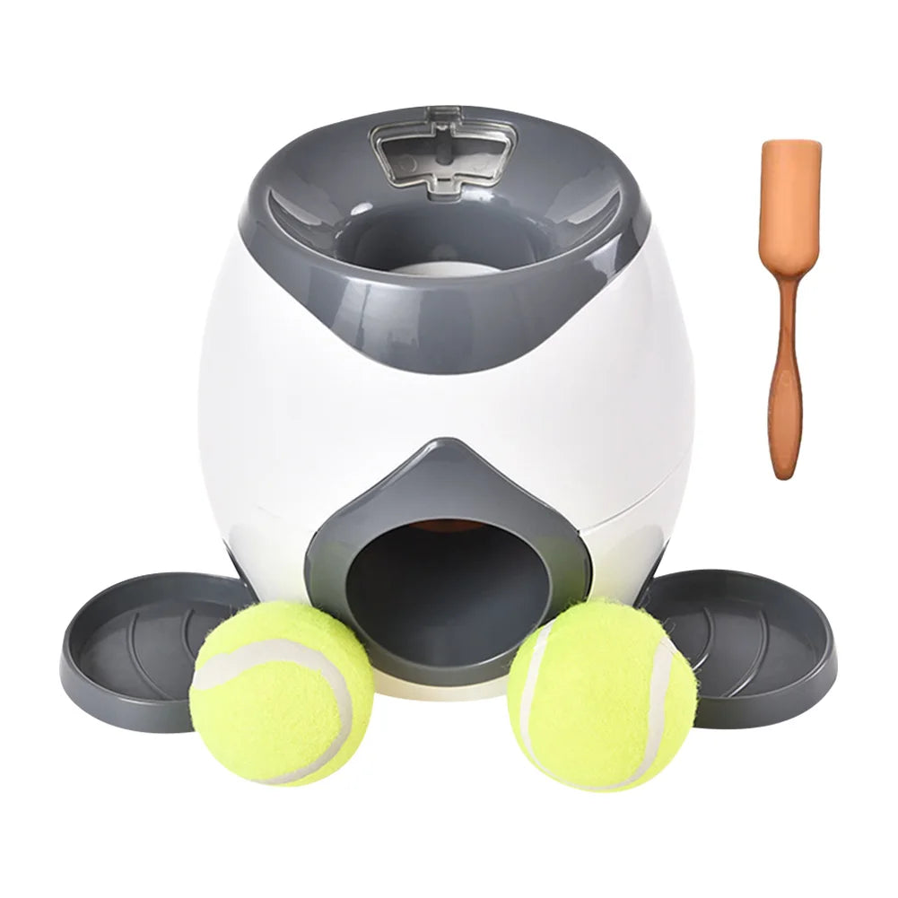 Pawsoul™ Automatic Dog Ball Launcher – Interactive Tennis Ball Feeder for Medium & Small Dogs