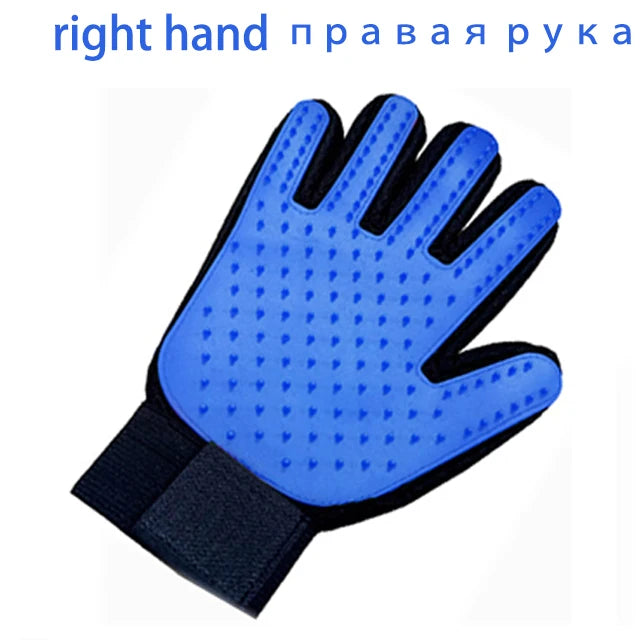 🧤 Pawsoul™ DualPet Grooming Glove – Deshedding & Massage Glove for Dogs & Cats