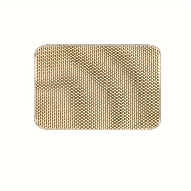 Pawsoul Large Cat Litter Mat – Double-Layer Honeycomb Design | Waterproof & Easy to Clean