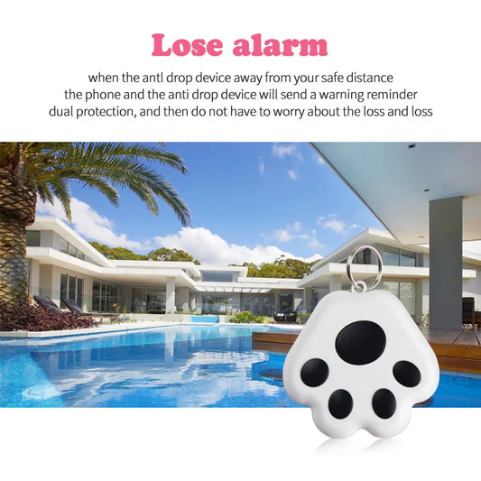 Pawsoul Mini GPS Tracker for Pets & Keys – Bluetooth Locator Anti-Lost Device for IOS & Android
