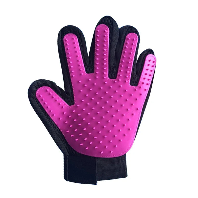 🧤 Pawsoul™ DualPet Grooming Glove – Deshedding & Massage Glove for Dogs & Cats