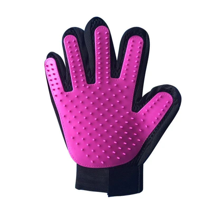 🧤 Pawsoul™ DualPet Grooming Glove – Deshedding & Massage Glove for Dogs & Cats