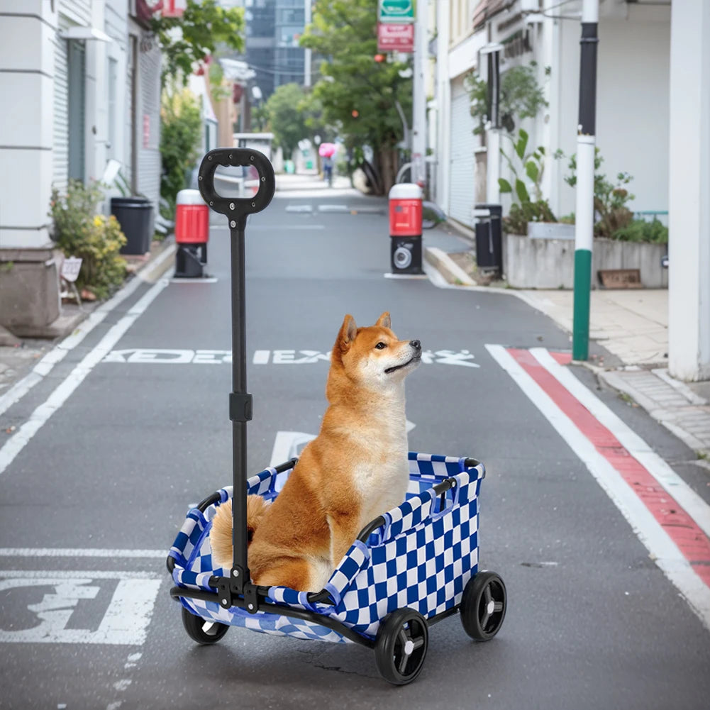 🐾 Pawsoul™ Foldable Lightweight Pet Stroller The Perfect Ride for Small Dogs & Cats – Compact, Comfy, and Travel-Ready!